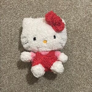 Hello Kitty Plush Toy with Red Bow